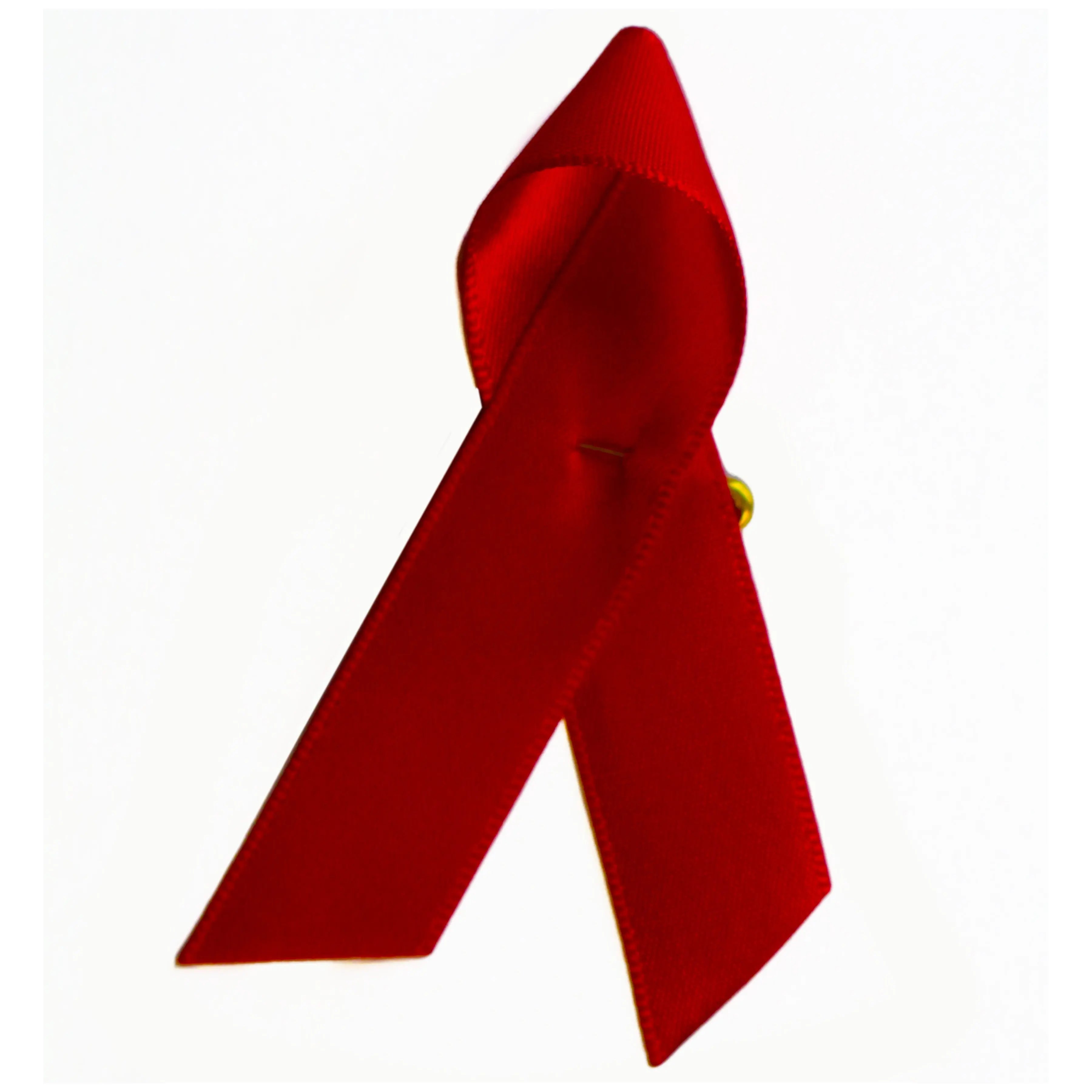 Rote Schleife HIV/AIDS (1 Stück) - pridemerch.mom - Team Behinderte im Queer Cities e.V.