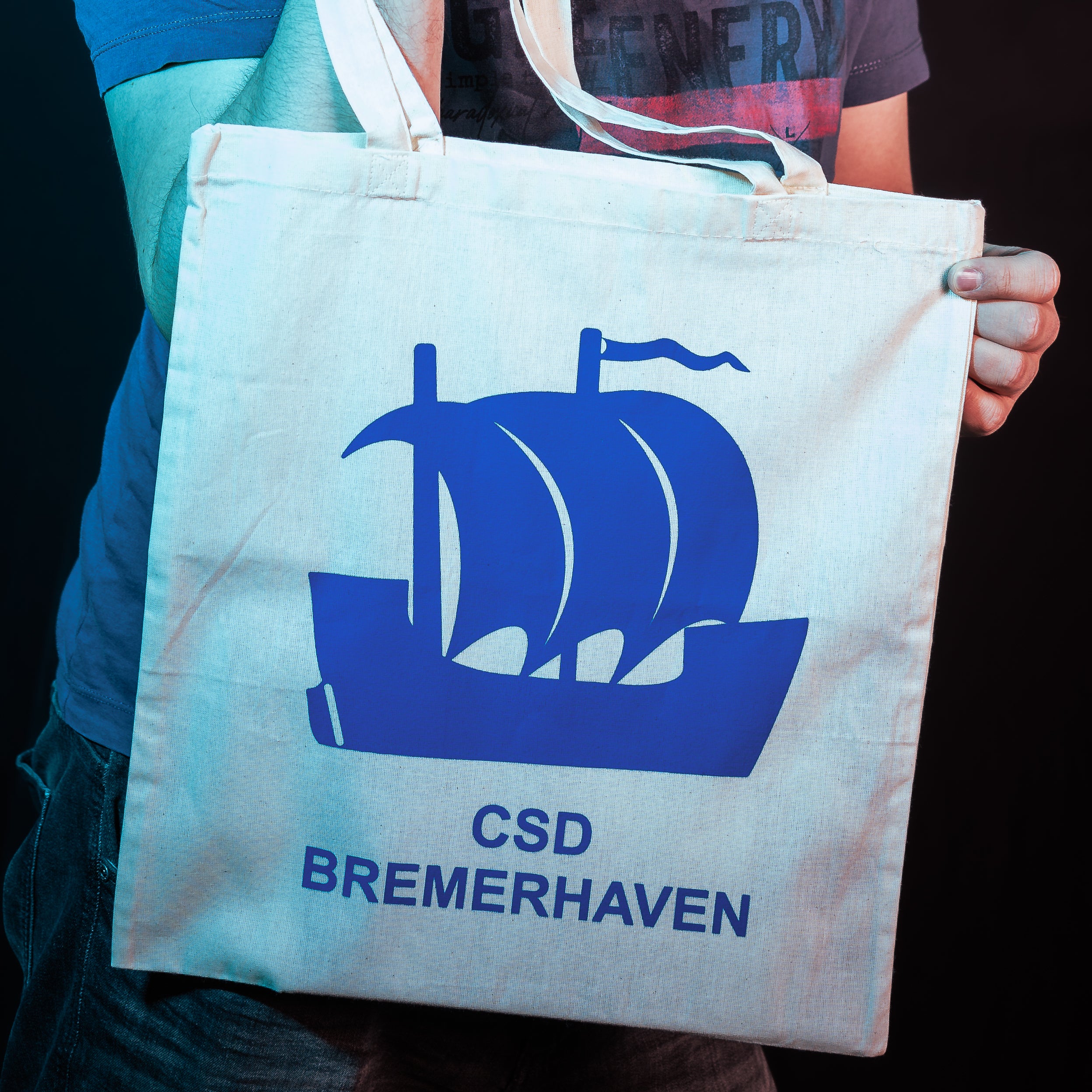 Stofftasche CSD Bremerhaven - pridemerch.mom - Team Behinderte im Queer Cities e.V.