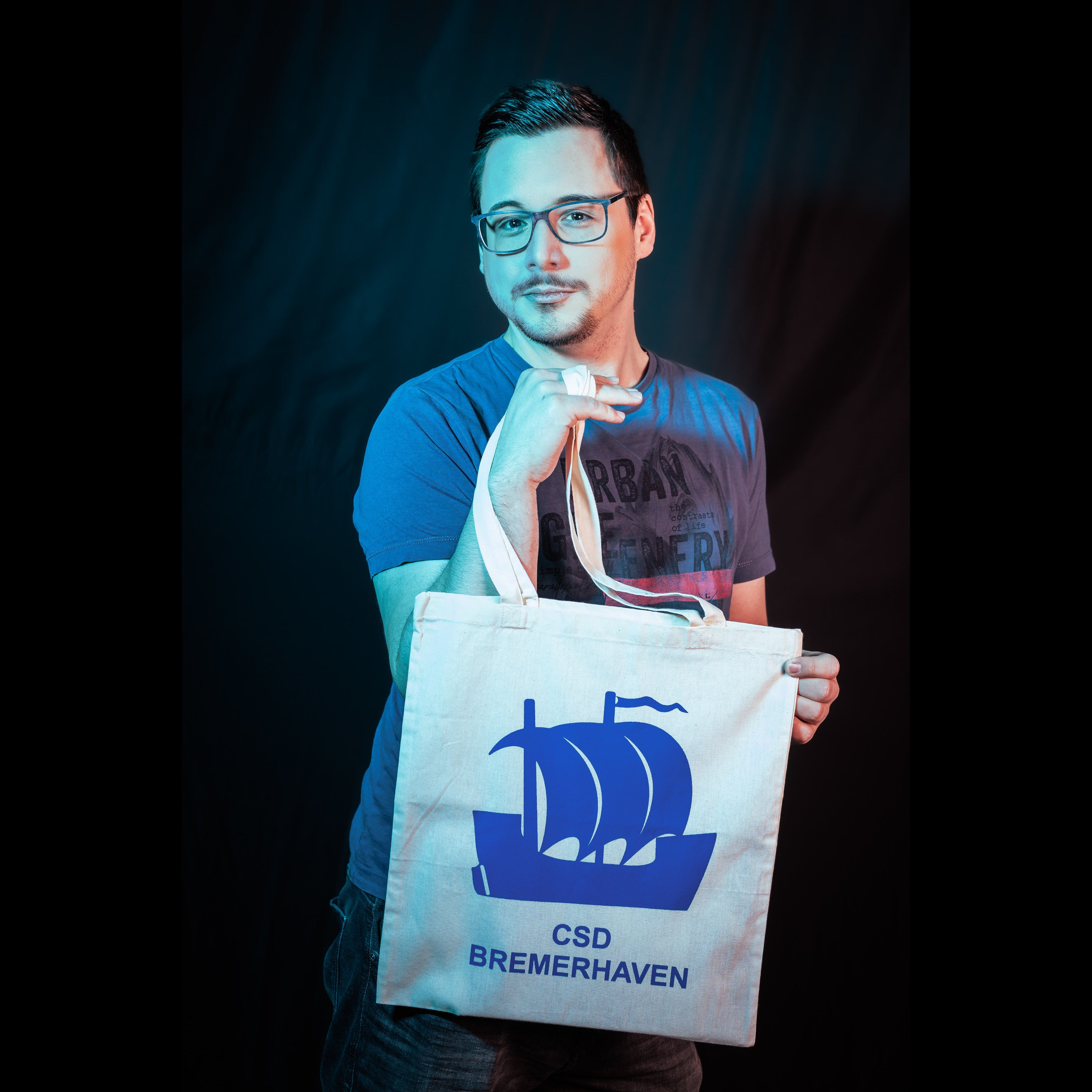 Stofftasche CSD Bremerhaven - pridemerch.mom - Team Behinderte im Queer Cities e.V.