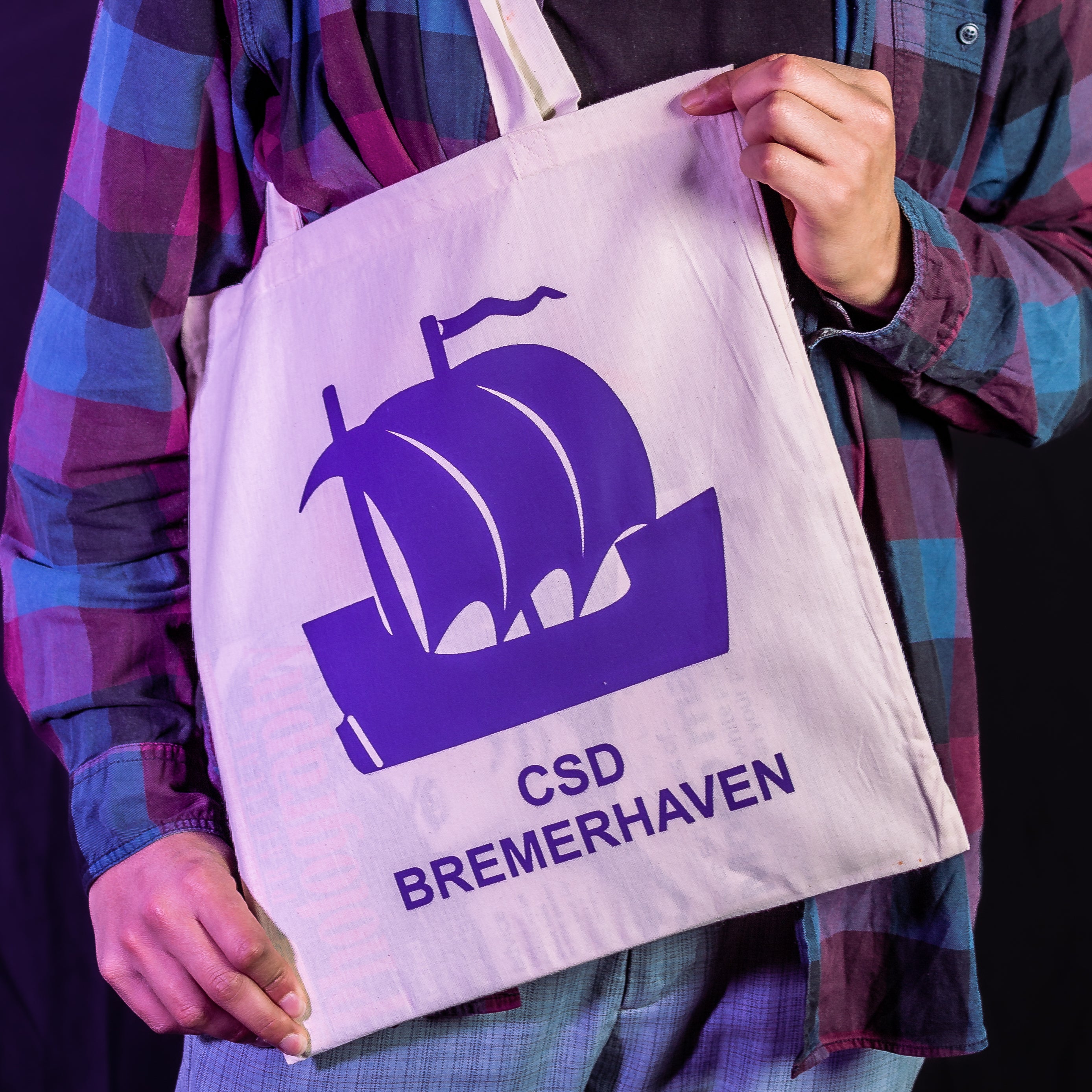 Stofftasche CSD Bremerhaven - pridemerch.mom - Team Behinderte im Queer Cities e.V.