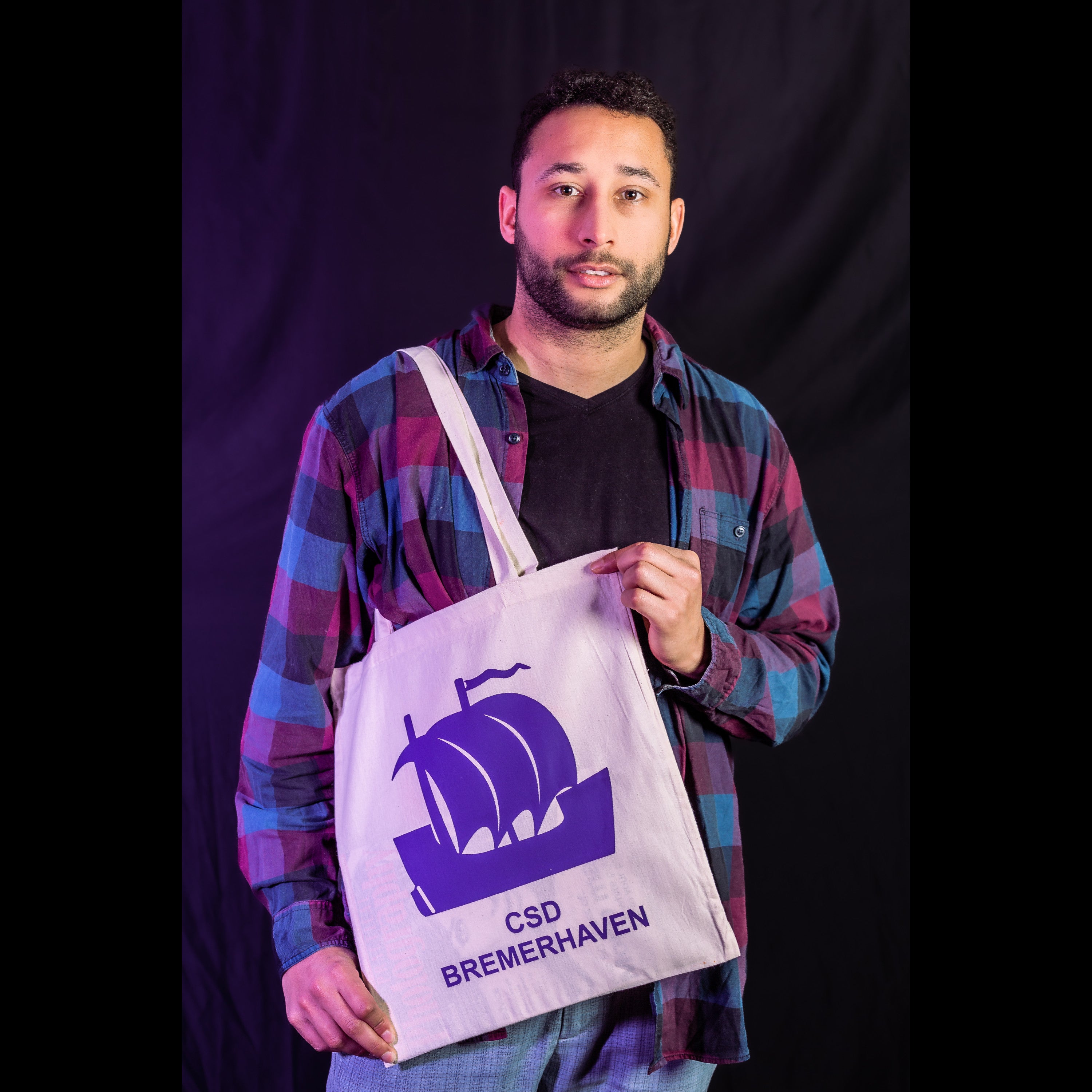 Stofftasche CSD Bremerhaven - pridemerch.mom - Team Behinderte im Queer Cities e.V.